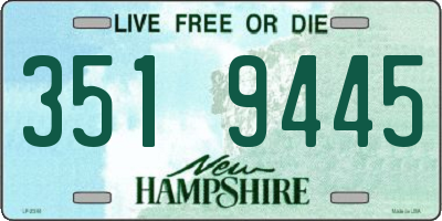 NH license plate 3519445