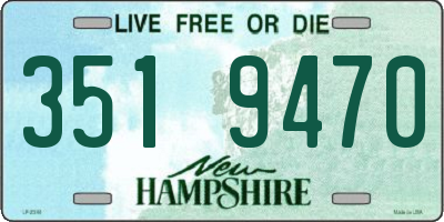NH license plate 3519470
