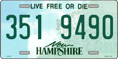NH license plate 3519490