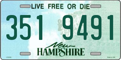NH license plate 3519491