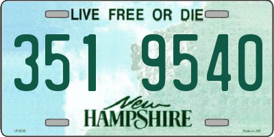 NH license plate 3519540