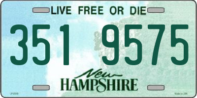 NH license plate 3519575