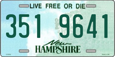 NH license plate 3519641