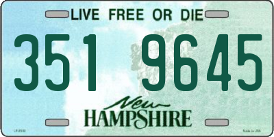 NH license plate 3519645