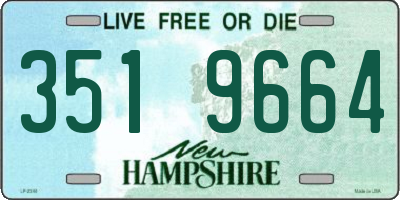 NH license plate 3519664