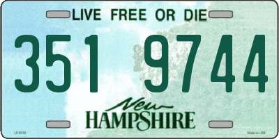 NH license plate 3519744
