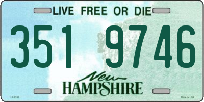 NH license plate 3519746
