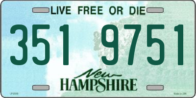 NH license plate 3519751