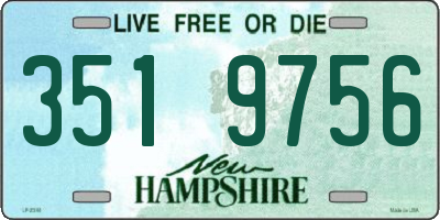 NH license plate 3519756