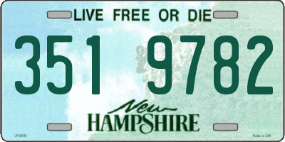 NH license plate 3519782