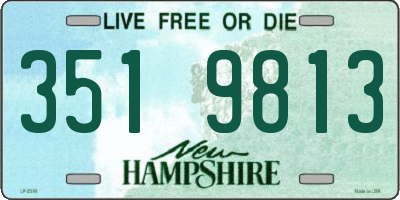 NH license plate 3519813