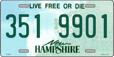 NH license plate 3519901