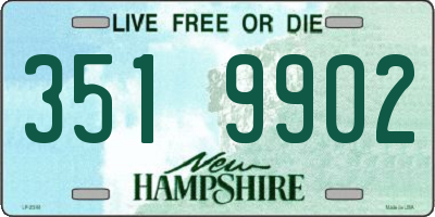 NH license plate 3519902
