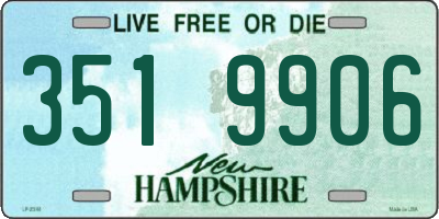 NH license plate 3519906