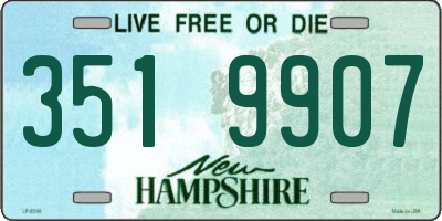 NH license plate 3519907