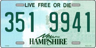 NH license plate 3519941
