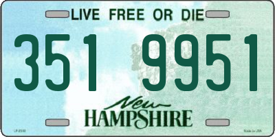 NH license plate 3519951
