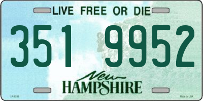 NH license plate 3519952