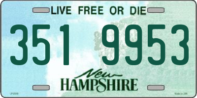 NH license plate 3519953