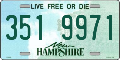 NH license plate 3519971