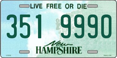NH license plate 3519990