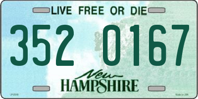NH license plate 3520167