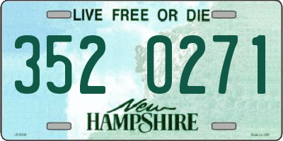 NH license plate 3520271
