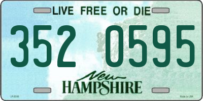 NH license plate 3520595