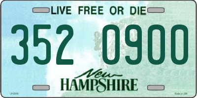 NH license plate 3520900
