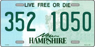 NH license plate 3521050