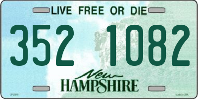 NH license plate 3521082