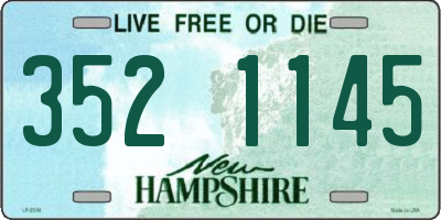 NH license plate 3521145