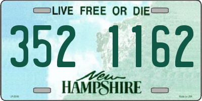NH license plate 3521162