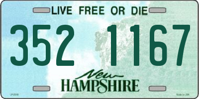 NH license plate 3521167