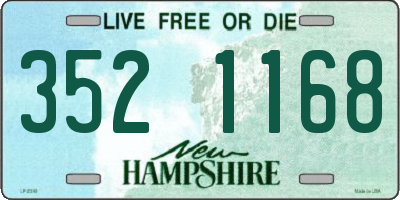 NH license plate 3521168
