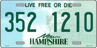 NH license plate 3521210