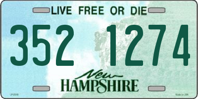 NH license plate 3521274