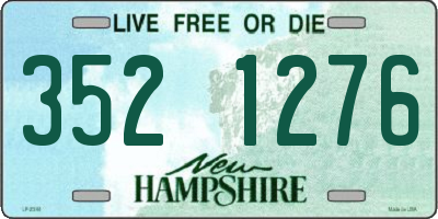 NH license plate 3521276