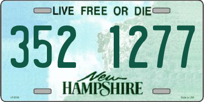 NH license plate 3521277