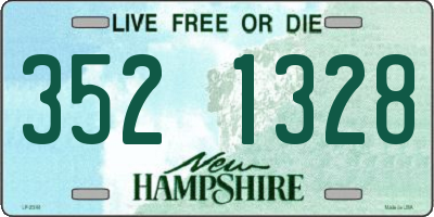 NH license plate 3521328