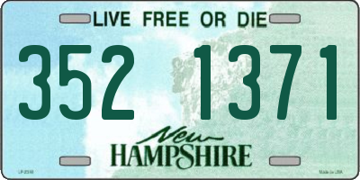 NH license plate 3521371