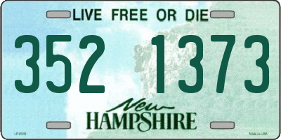 NH license plate 3521373