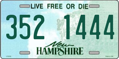 NH license plate 3521444