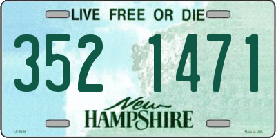 NH license plate 3521471