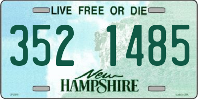 NH license plate 3521485