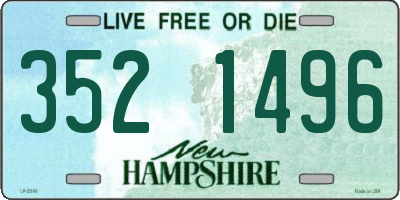 NH license plate 3521496