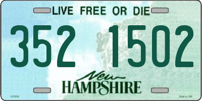 NH license plate 3521502
