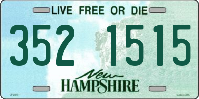NH license plate 3521515