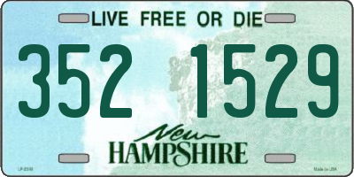 NH license plate 3521529
