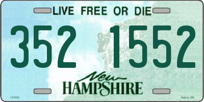 NH license plate 3521552